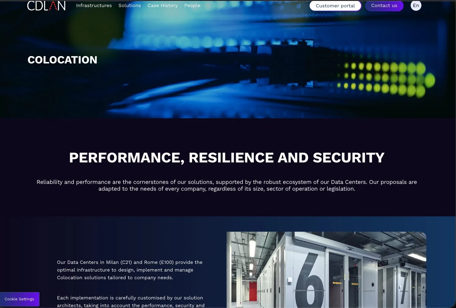 CDLAN customer portal